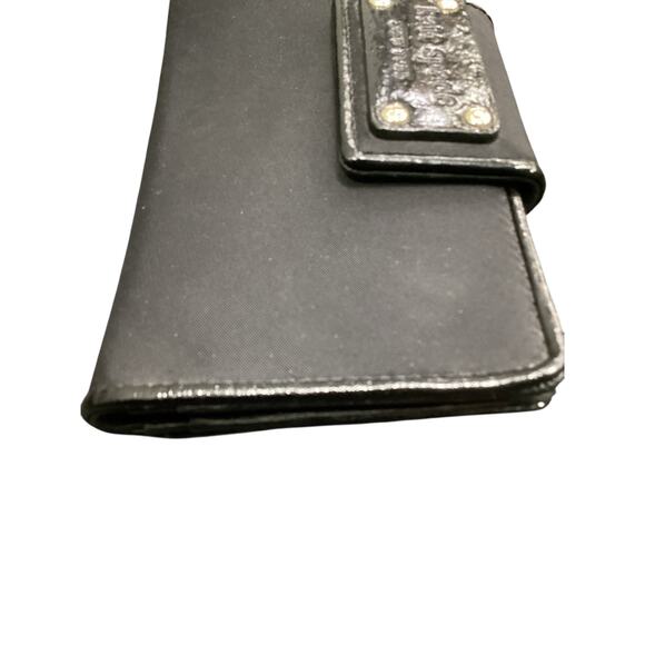 Kate Spade Wallet Women’s 1 Size Leather Interior &Nylon Exterior Foldable Black - Picture 3 of 7
